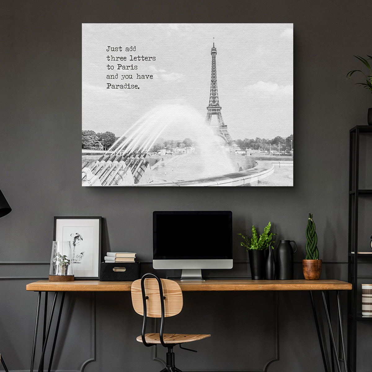 Paradise - Paris Eiffel Tower Wall Art