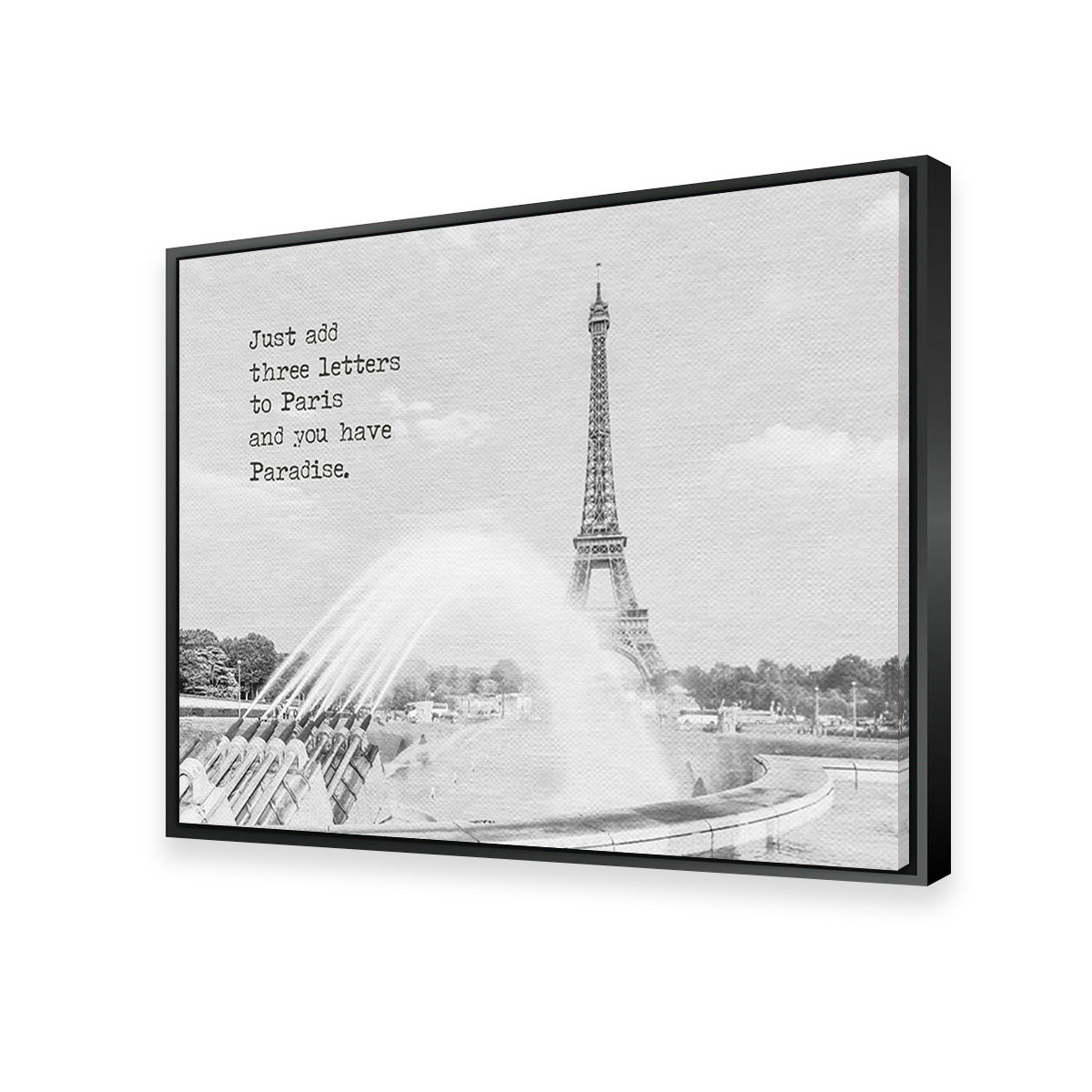 Paradise - Paris Eiffel Tower Wall Art