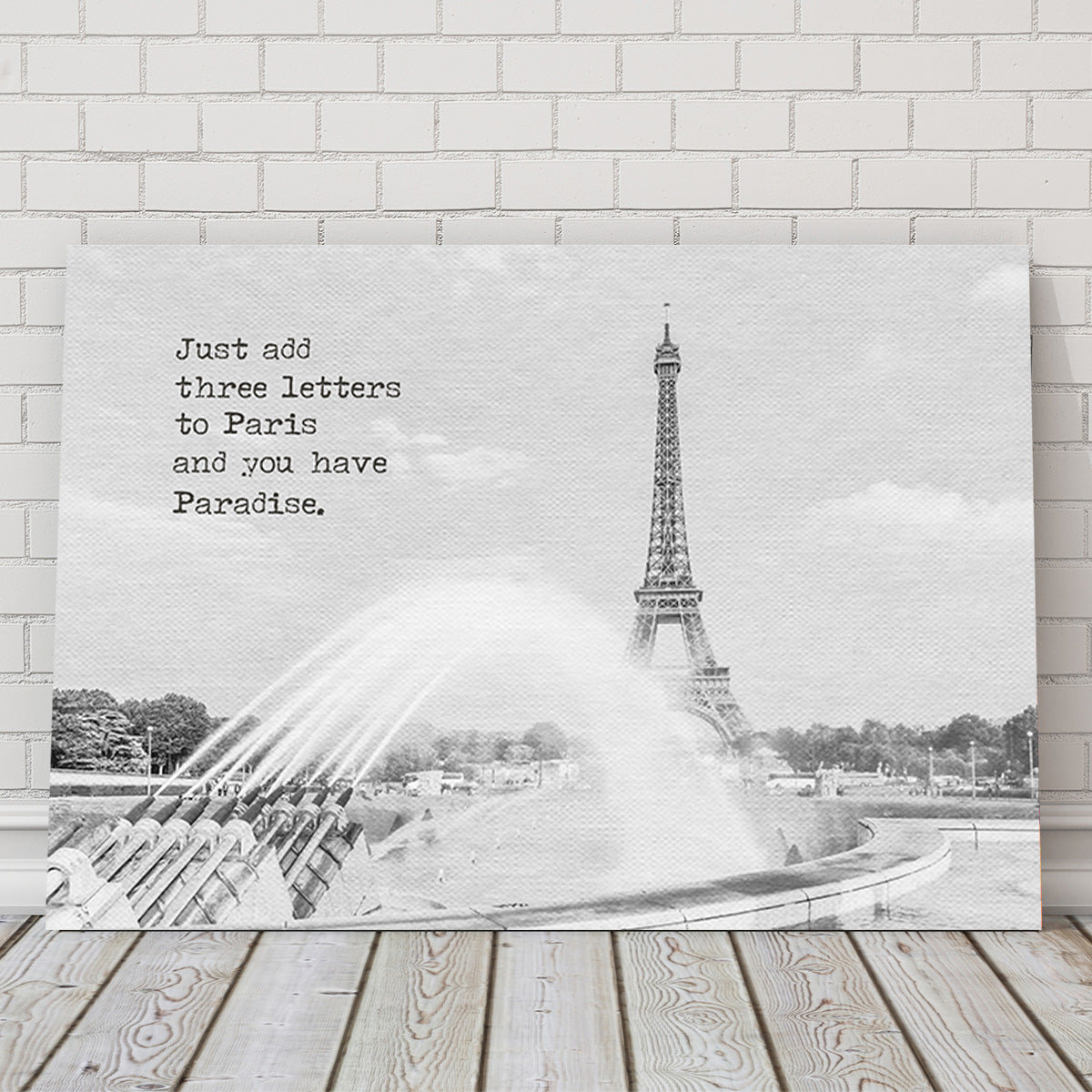 Paradise - Paris Eiffel Tower Wall Art