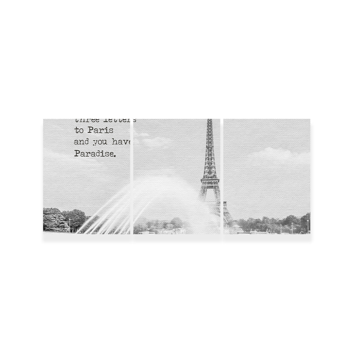 Paradise - Paris Eiffel Tower Wall Art