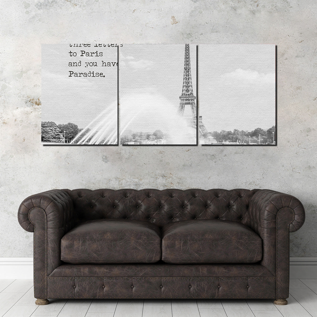 Paradise - Paris Eiffel Tower Wall Art