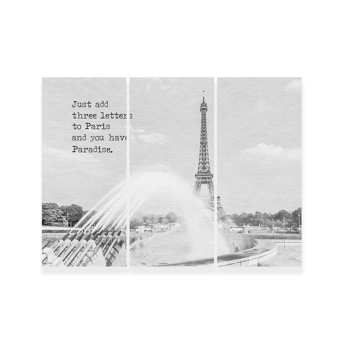 Paradise - Paris Eiffel Tower Wall Art