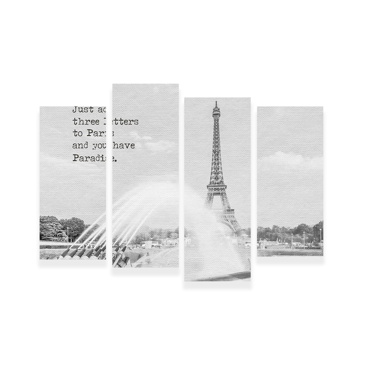 Paradise - Paris Eiffel Tower Wall Art