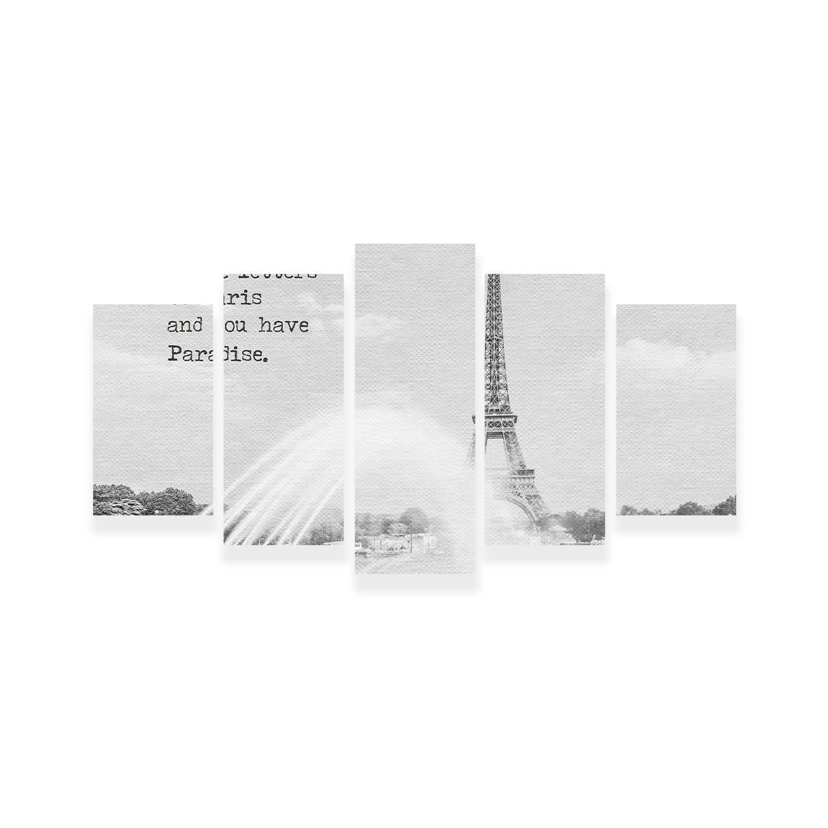 Paradise - Paris Eiffel Tower Wall Art