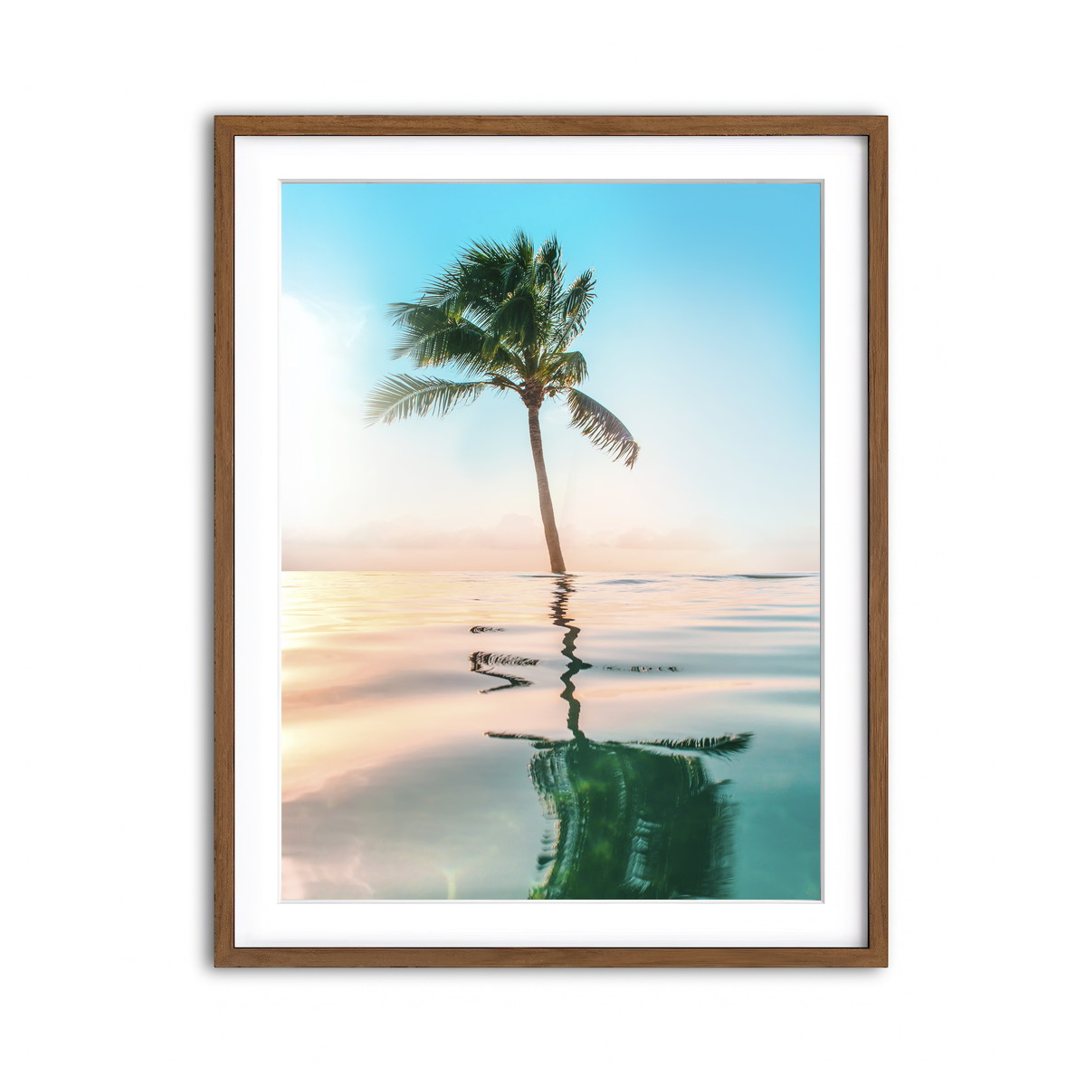 Framed Print 3x4 Walnut