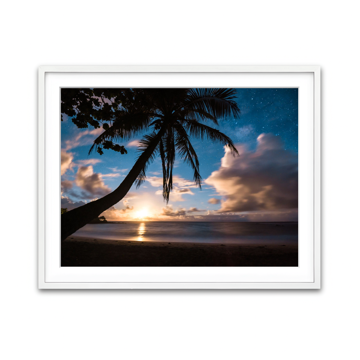 Framed Print 4x3 White