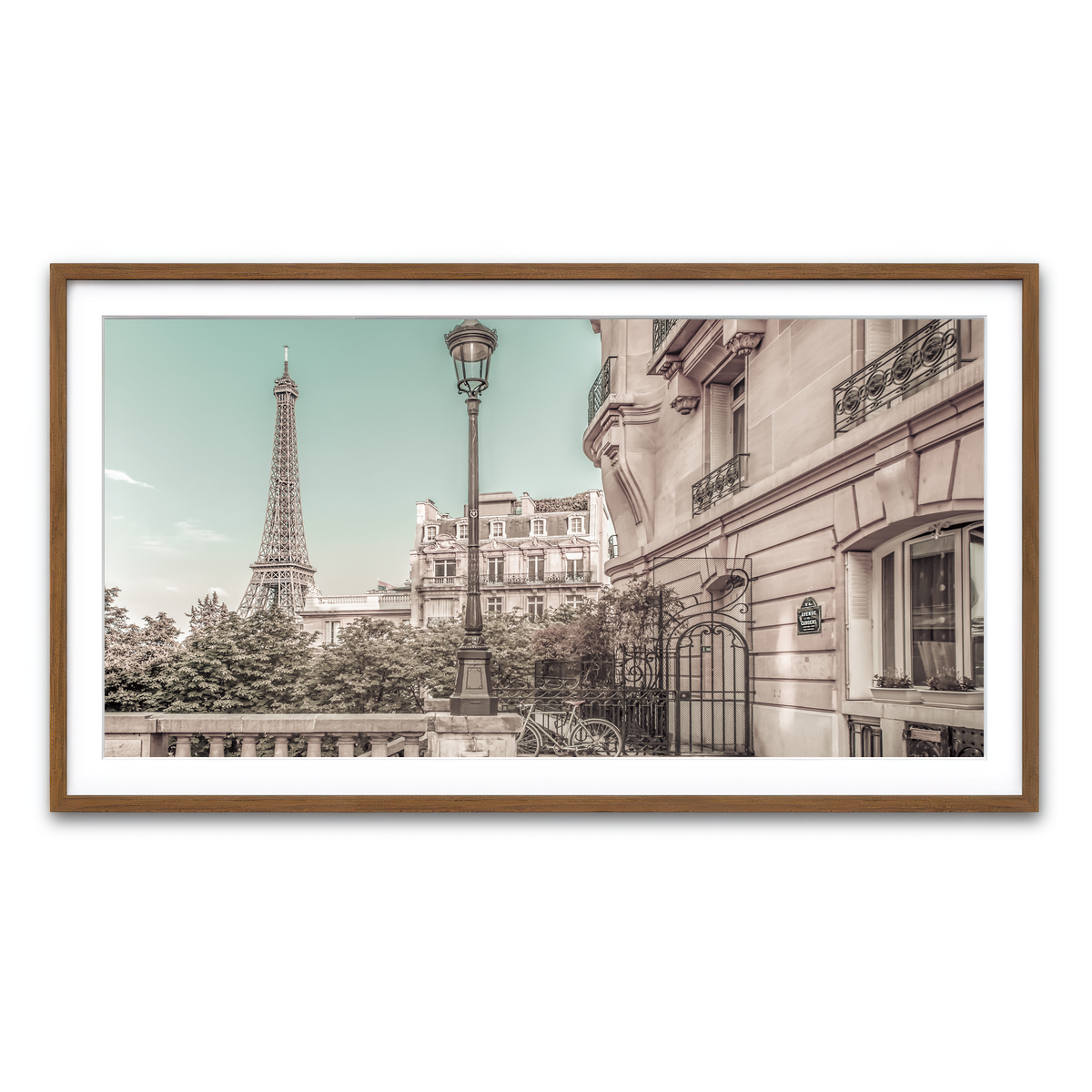 Framed Print 2x1 Walnut