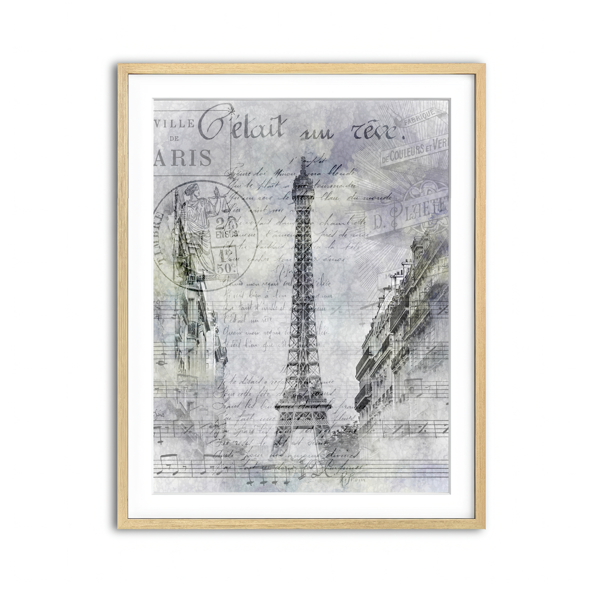 Framed Print 3x4 Natural