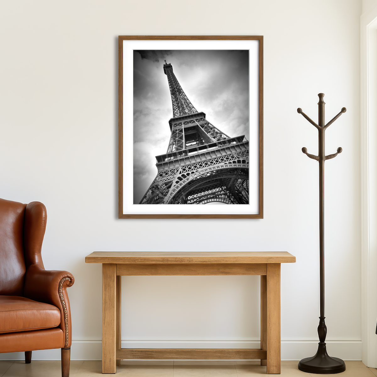 AUTO-MOCKUP ROOM | Paris Eiffel Tower Wall Art