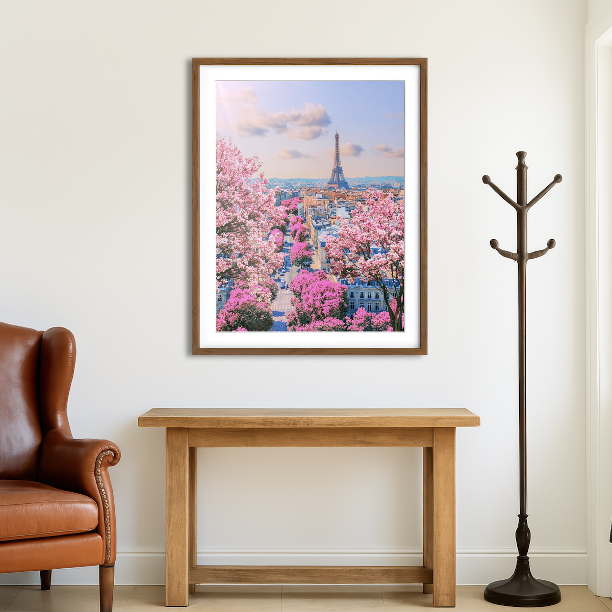 AUTO-MOCKUP ROOM | Paris Sakura Wall Art