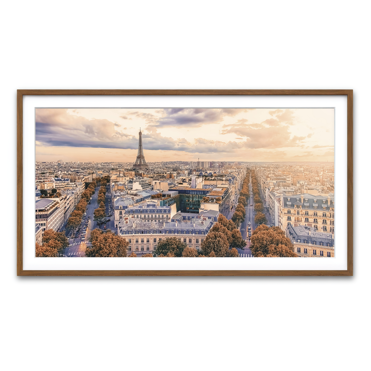 Framed Print 2x1 Walnut