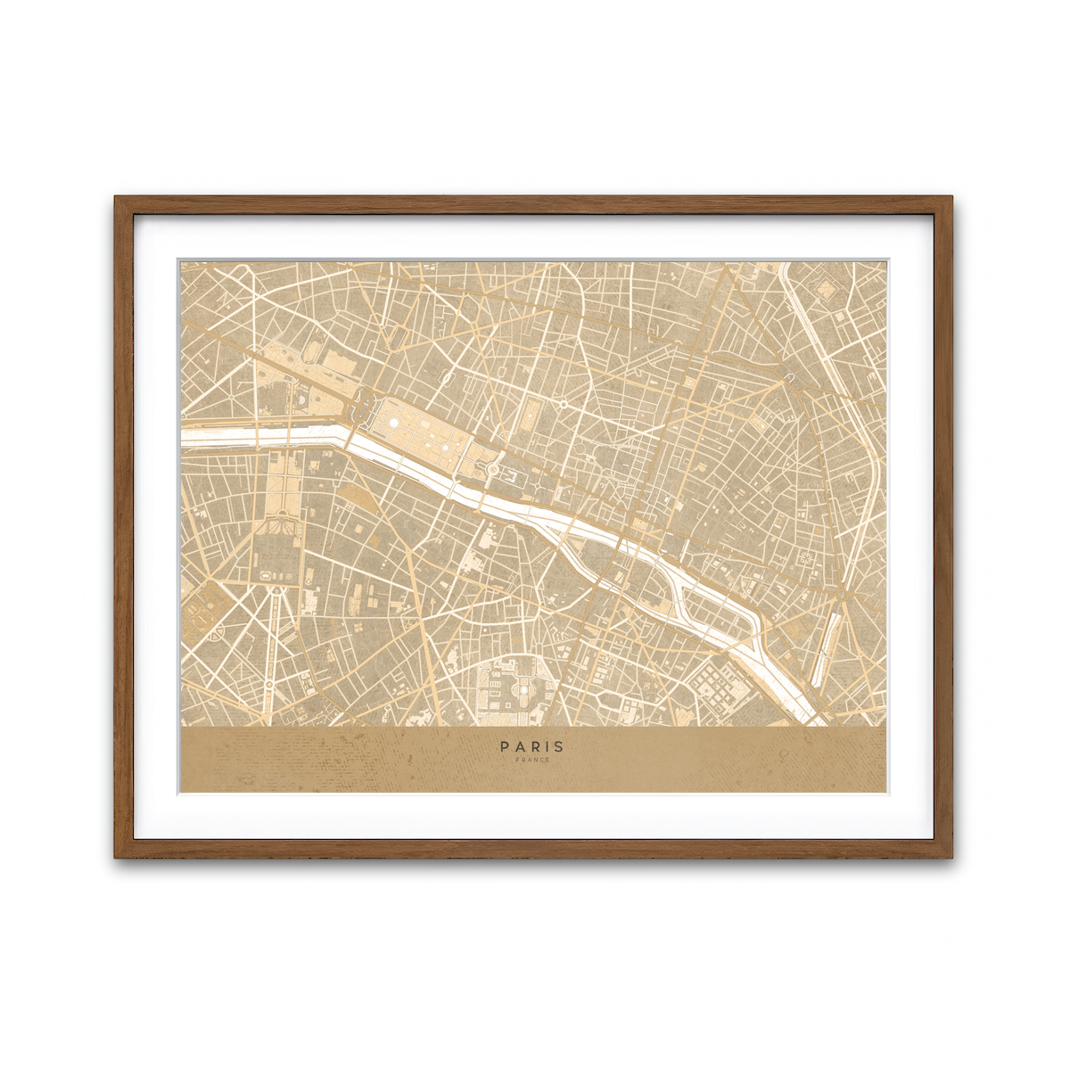 Framed Print 4x3 Walnut