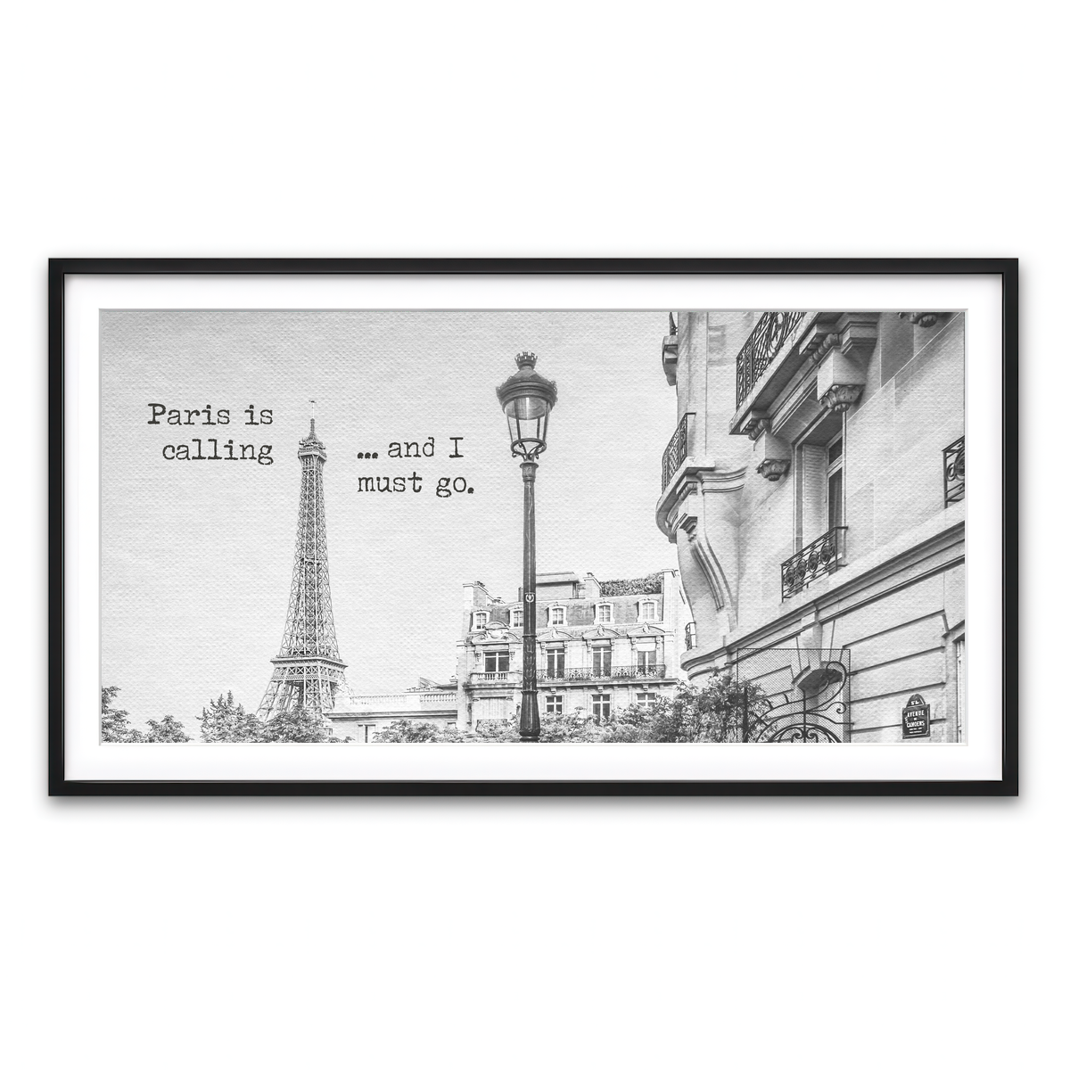 Framed Print 2x1 Black