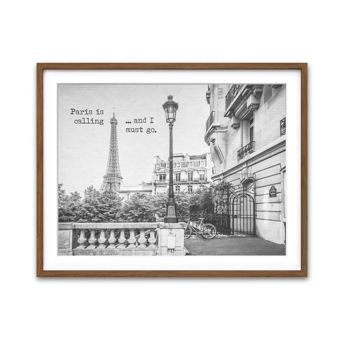 Framed Print 4x3 Walnut