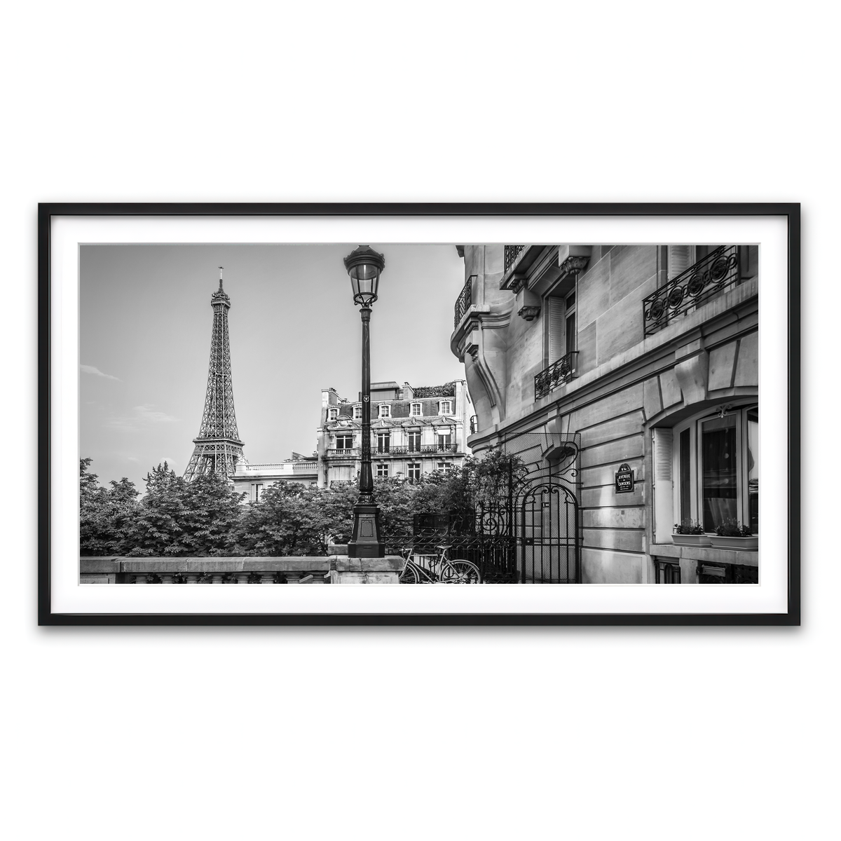 Framed Print 2x1 Black