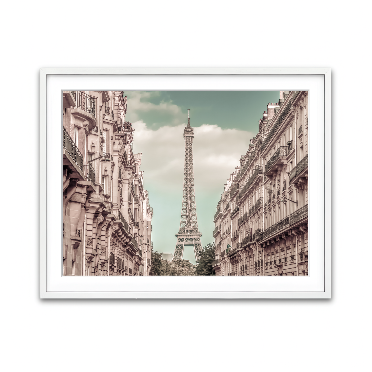Framed Print 4x3 White