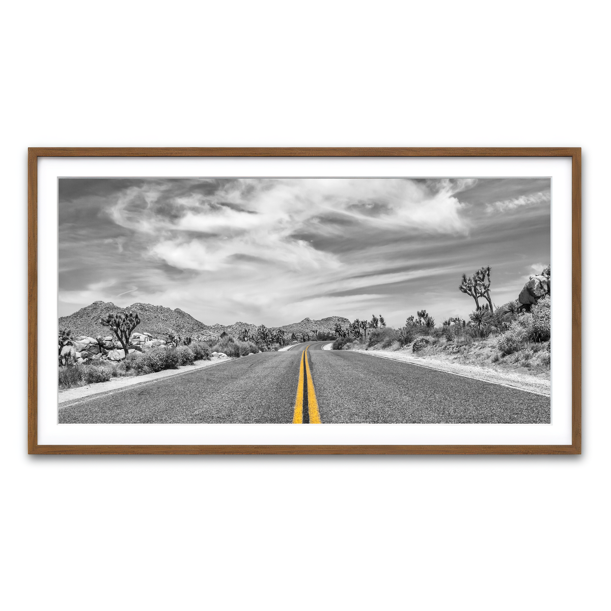 Framed Print 2x1 Walnut