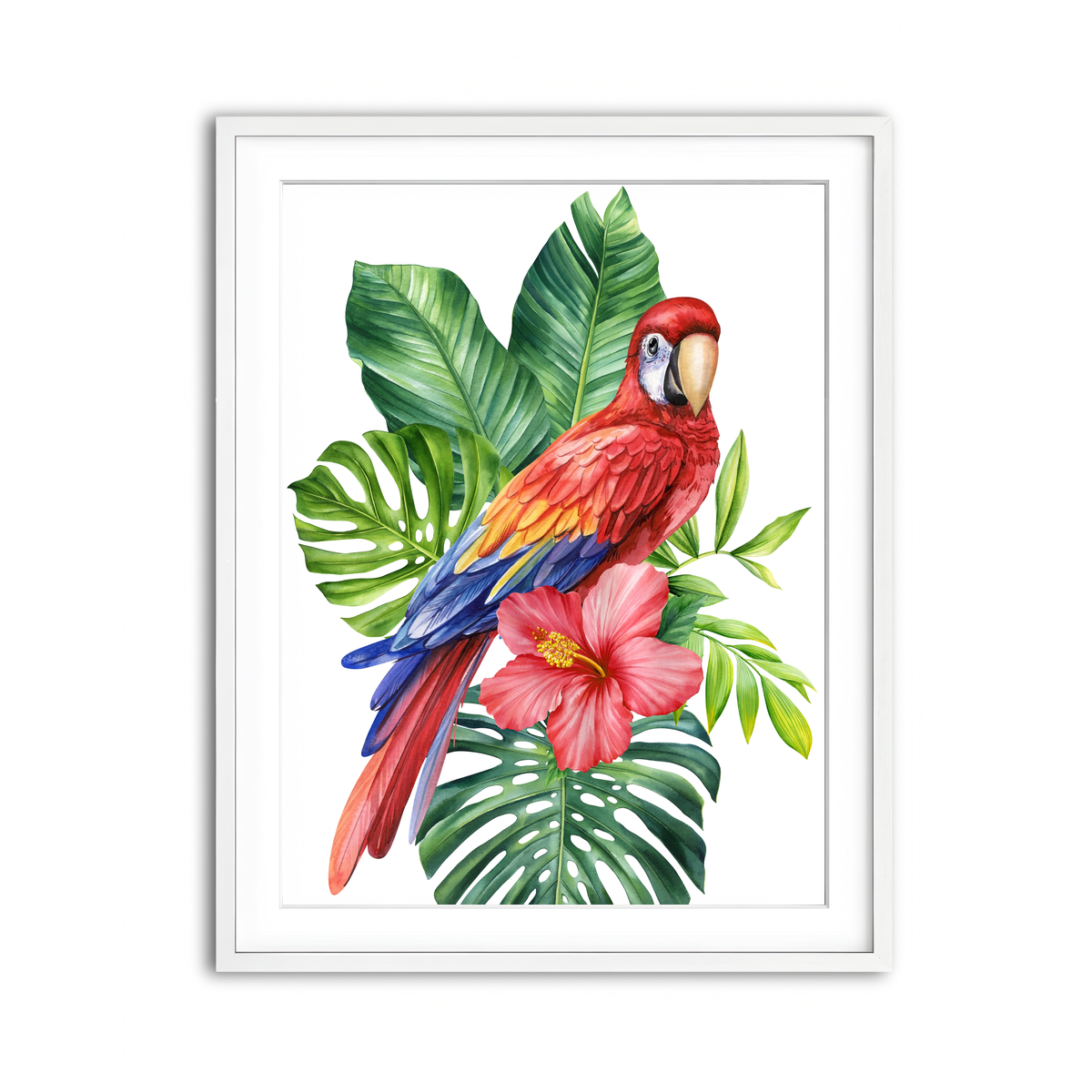 Framed Print 3x4 White