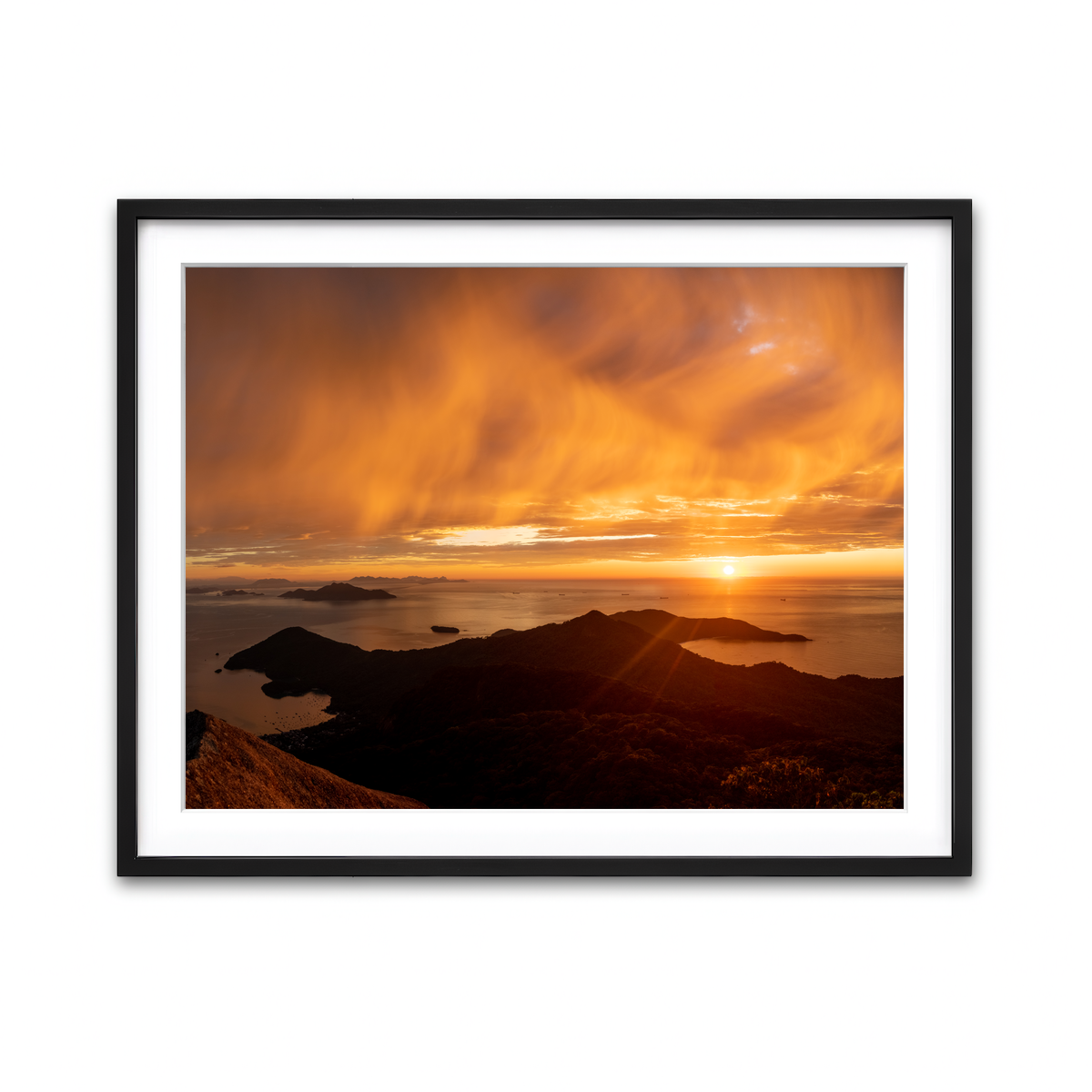 Framed Print 4x3 Black
