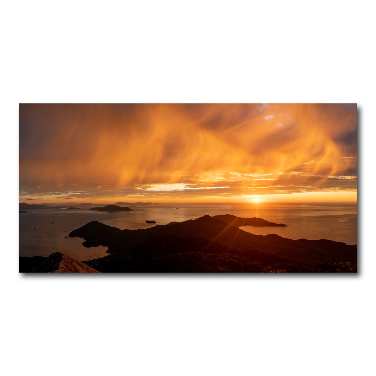 AUTO-MOCKUP WHITE | Parrot's Peak Ilha Grande Brazil | 1 Piece | Gallery Wrap Canvas | group=2x1
