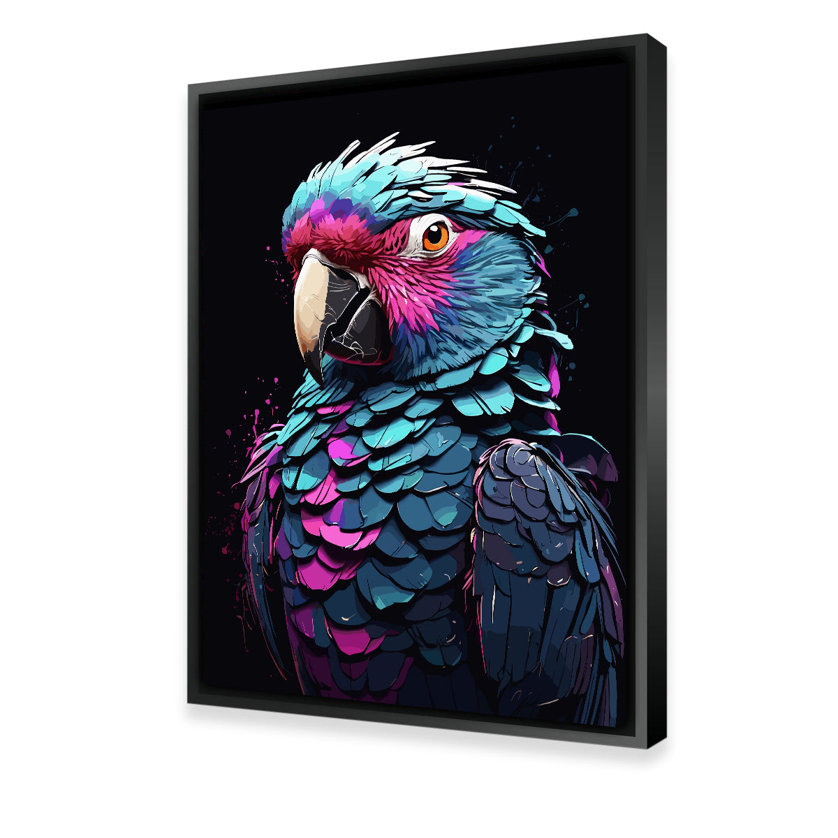Parrot Animal Colorful Wall Art