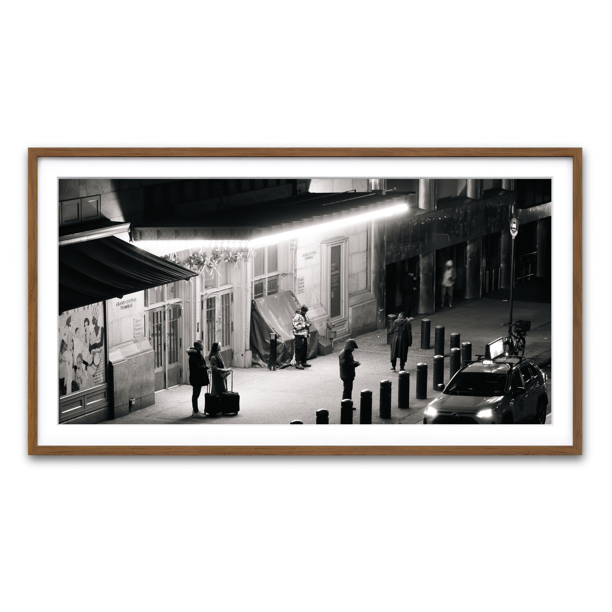 Framed Print 2x1 Walnut