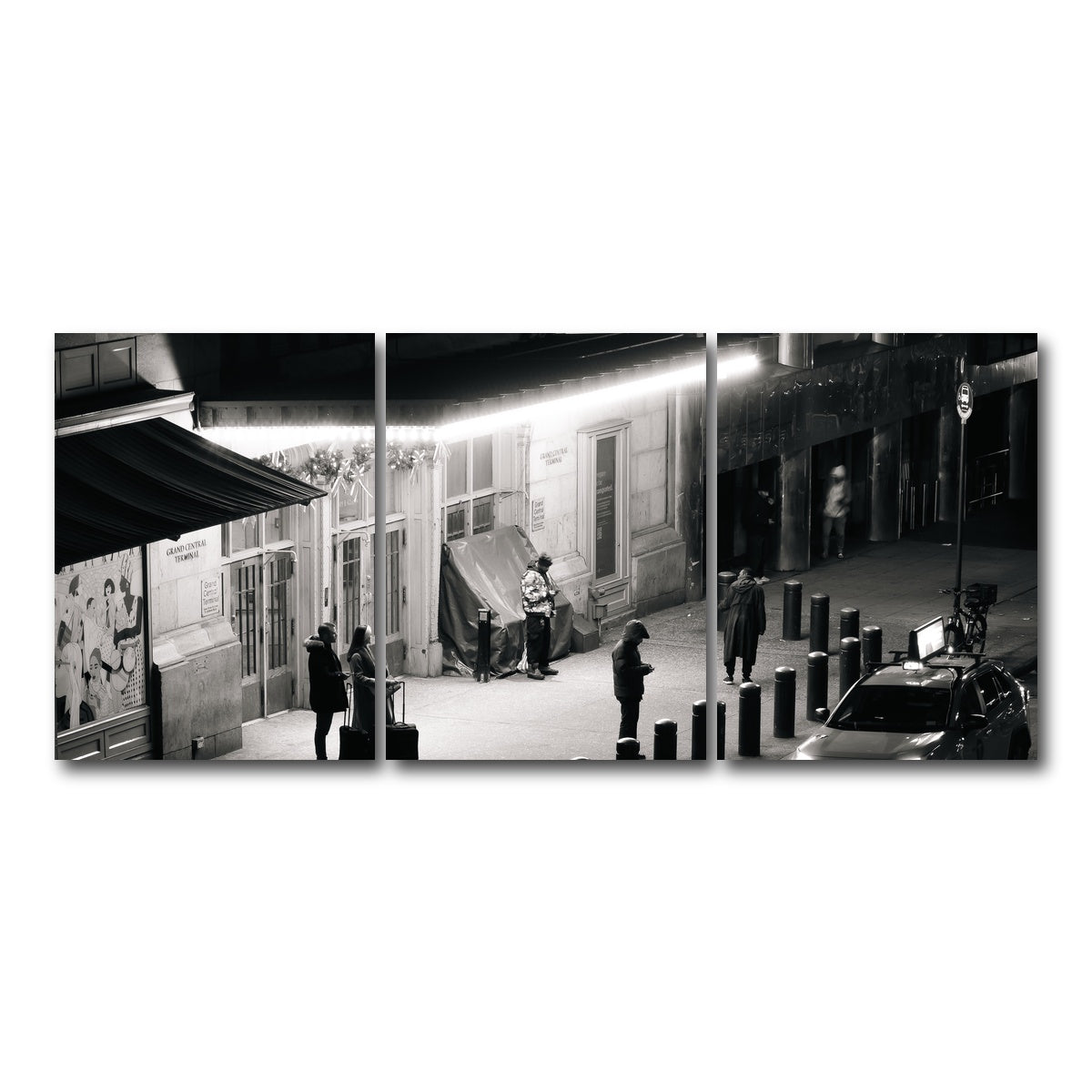 AUTO-MOCKUP WHITE | Passing Through the Night | 3 Piece | Gallery Wrap Canvas | group=18x24