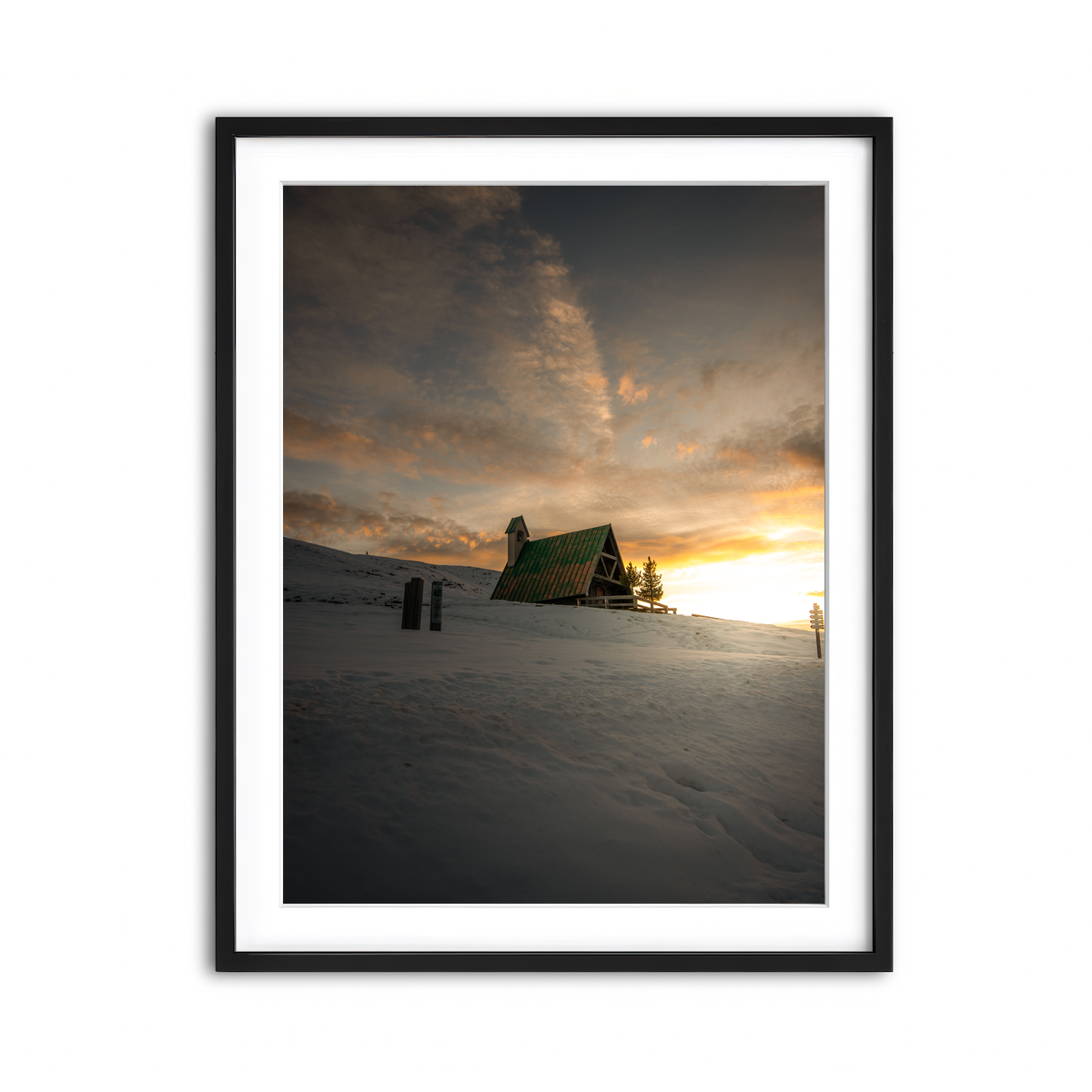 Framed Print 3x4 Black