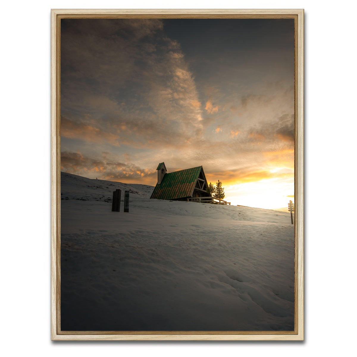 AUTO-MOCKUP WHITE | Passo Giau | 1 Piece | Natural Framed Canvas | group=3x4