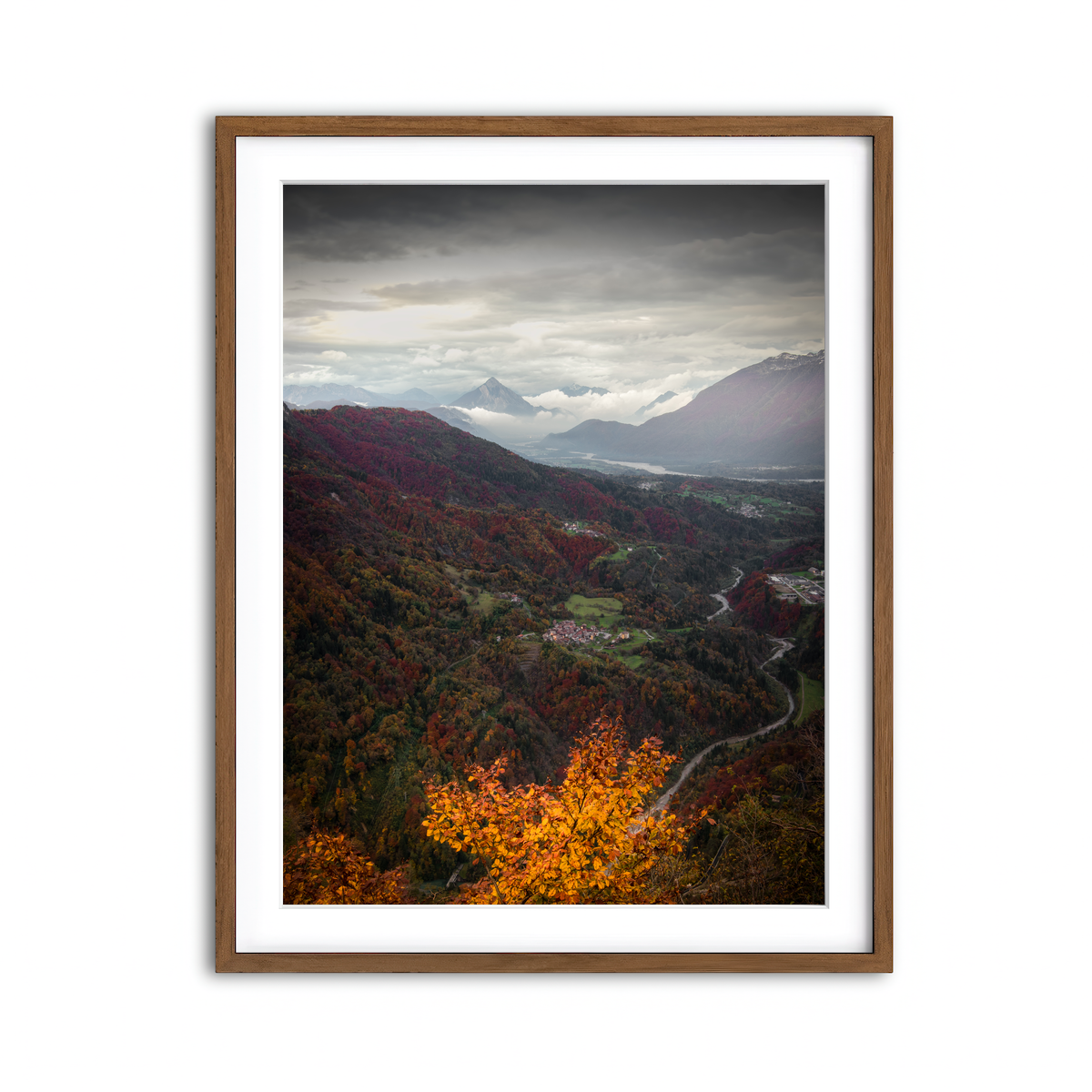 Framed Print 3x4 Walnut