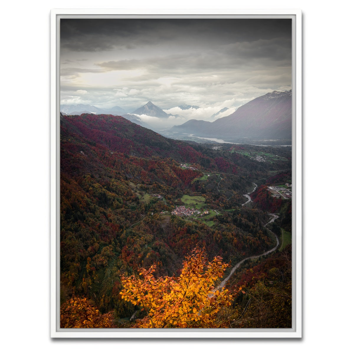 AUTO-MOCKUP WHITE | Passo Pura Autunno | 1 Piece | White Framed Canvas | group=3x4