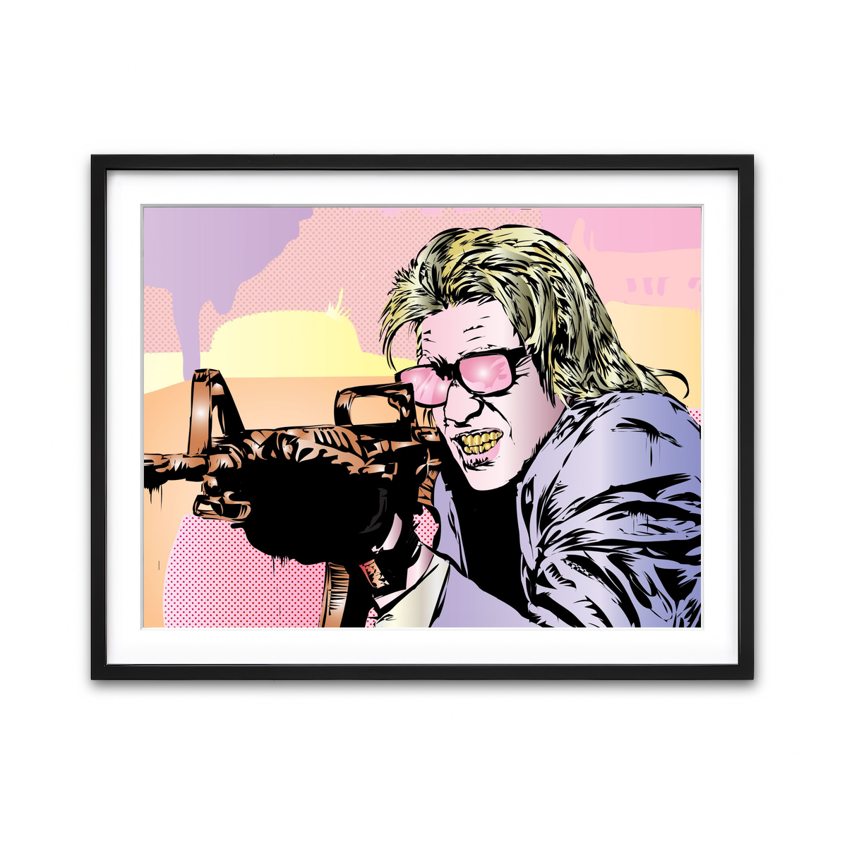 Framed Print 4x3 Black