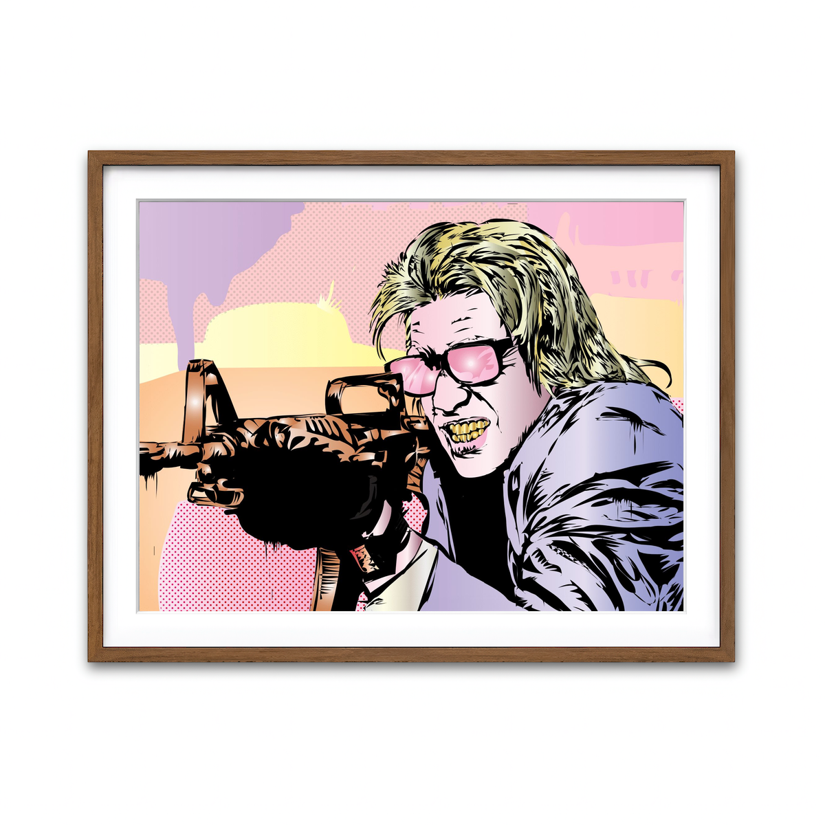 Framed Print 4x3 Walnut