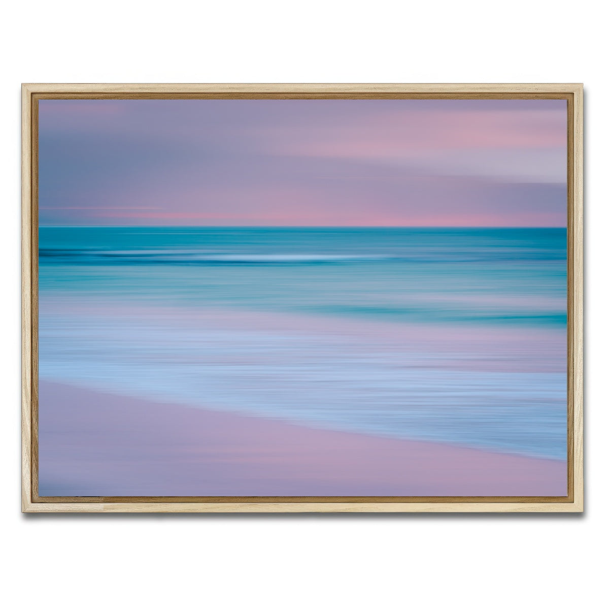 AUTO-MOCKUP WHITE | Pastel Sea | 1 Piece | Natural Framed Canvas | group=4x3
