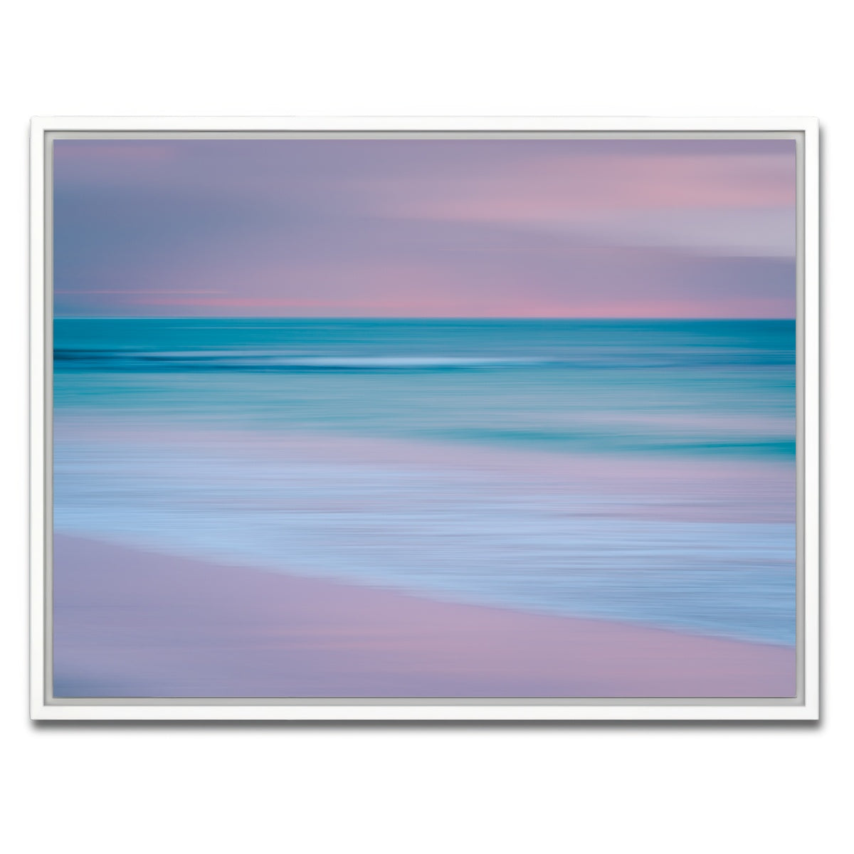 AUTO-MOCKUP WHITE | Pastel Sea | 1 Piece | White Framed Canvas | group=4x3