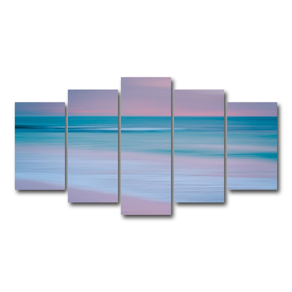 AUTO-MOCKUP WHITE | Pastel Sea | 5 Piece | Gallery Wrap Canvas | group=5_normal