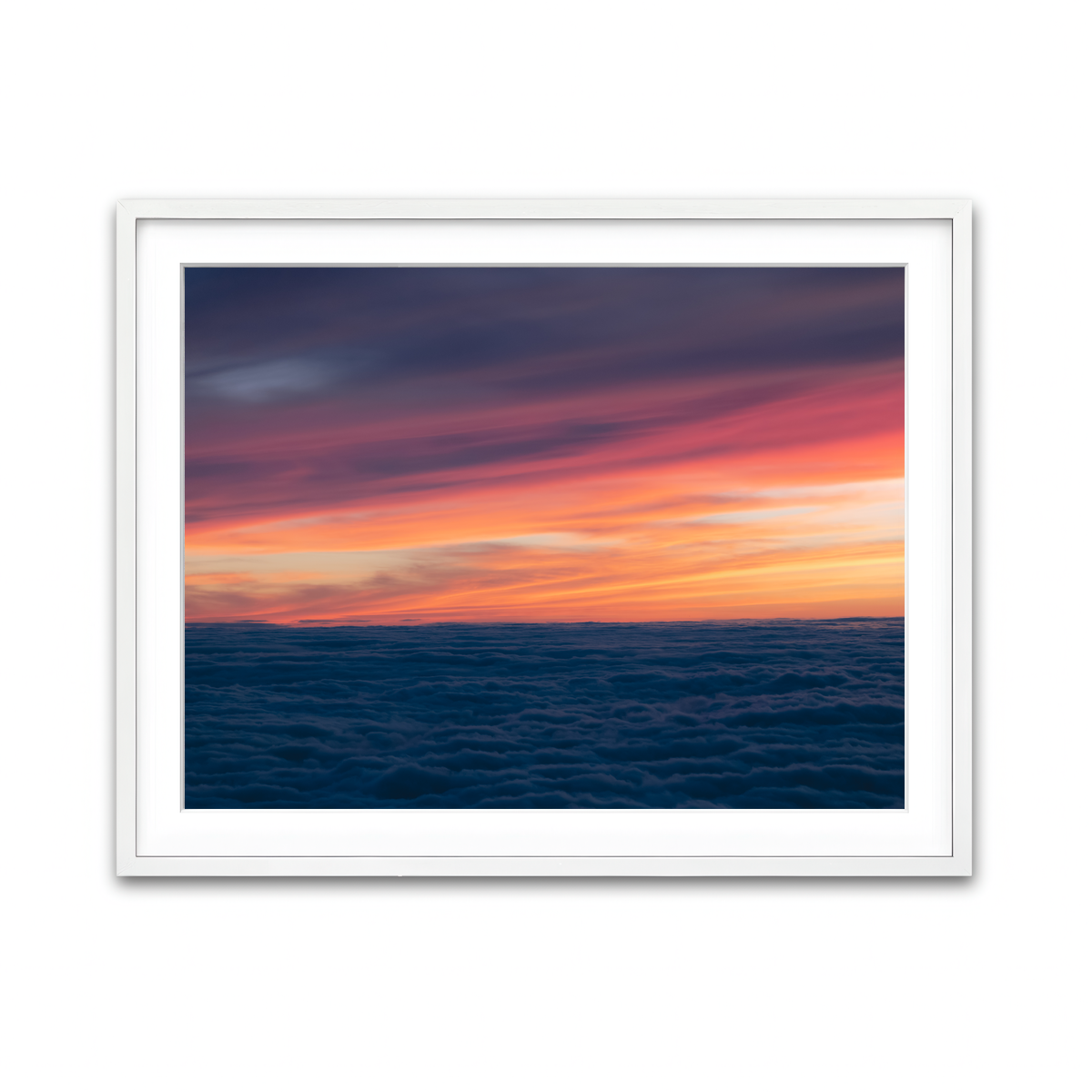 Framed Print 4x3 White