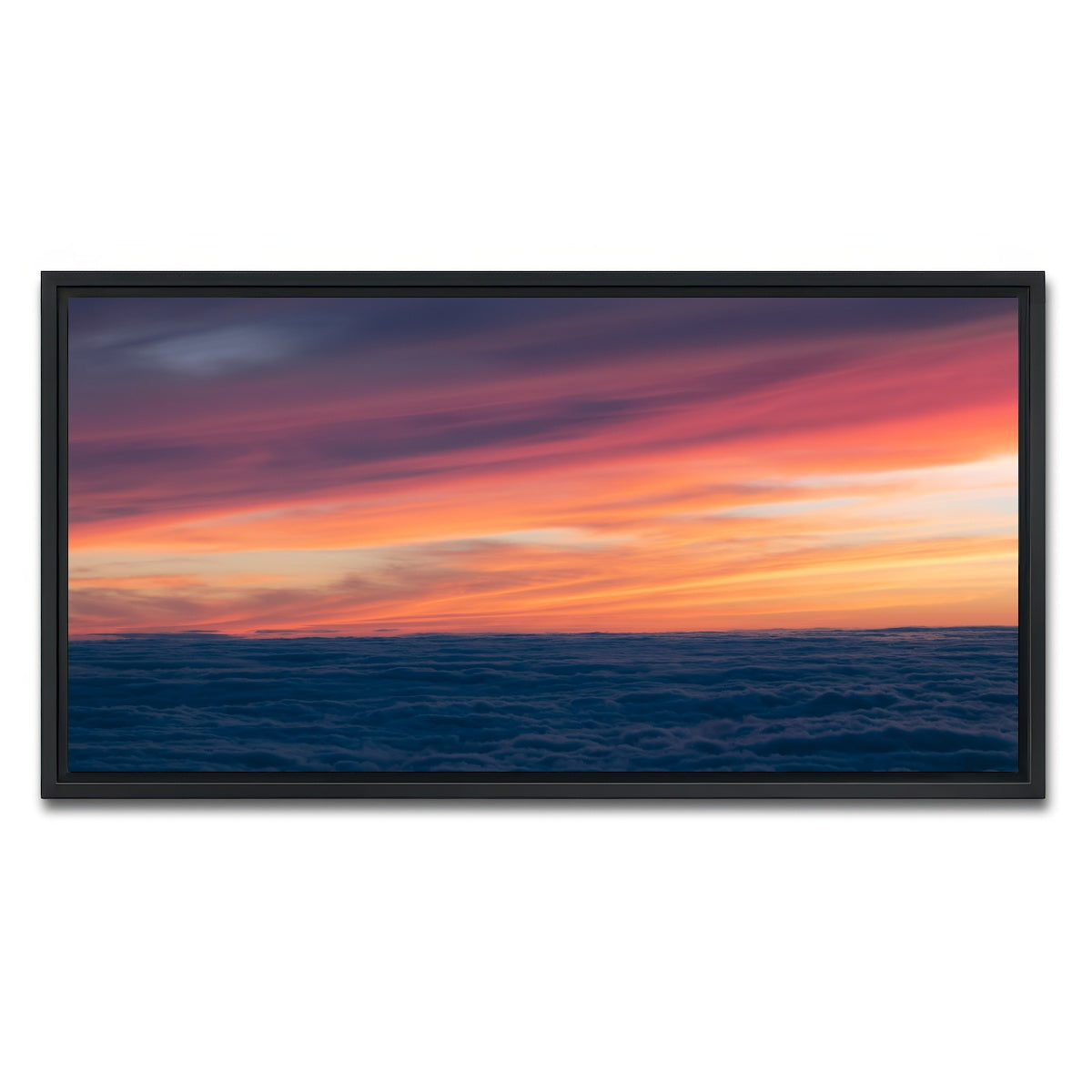 AUTO-MOCKUP WHITE | Pastel Sky | 1 Piece | Black Framed Canvas | group=2x1