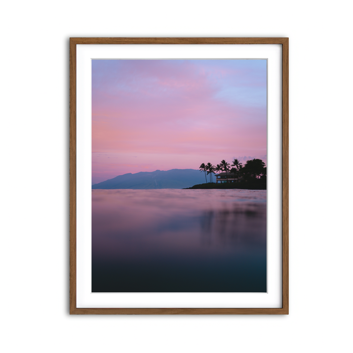 Framed Print 3x4 Walnut