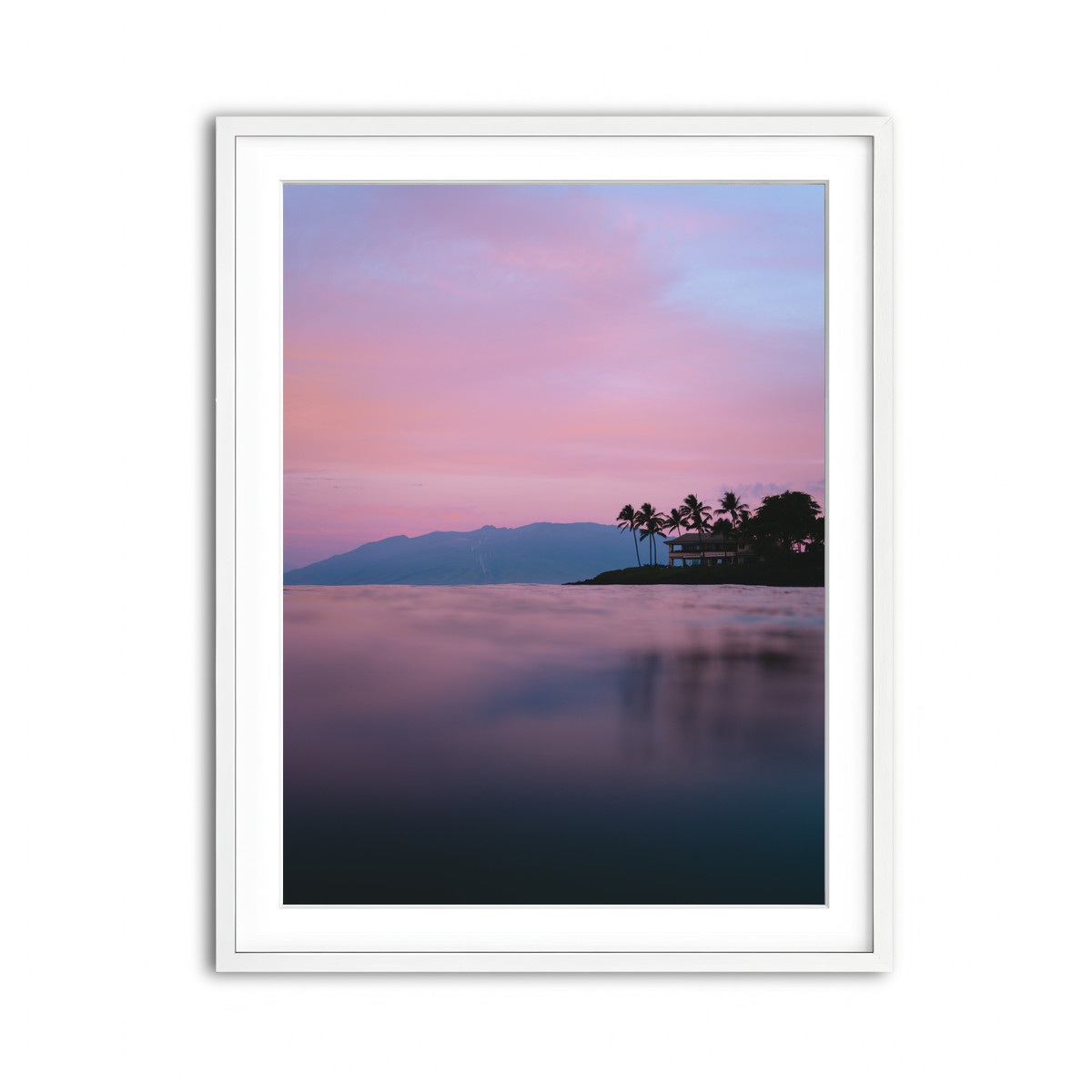 Framed Print 3x4 White