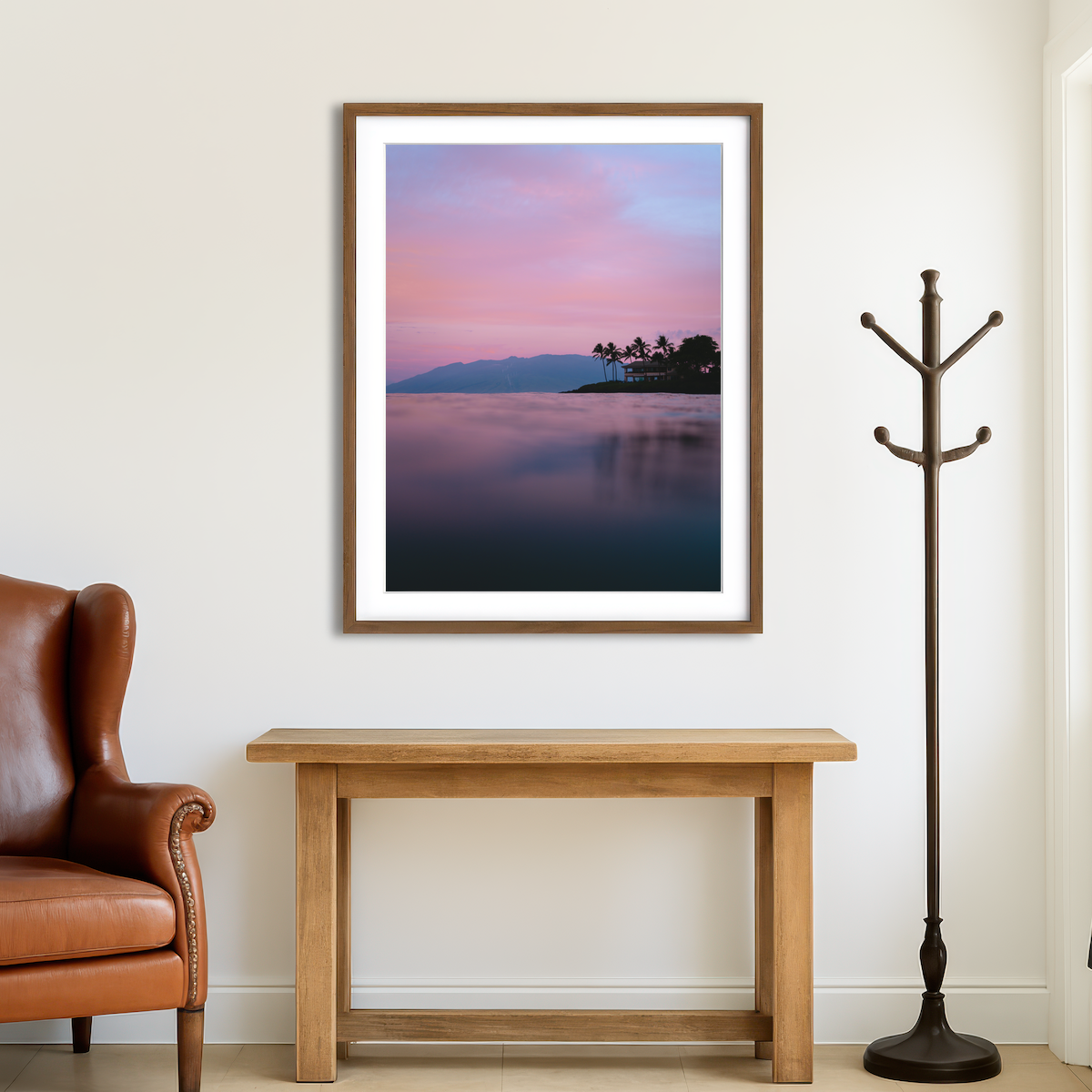 AUTO-MOCKUP ROOM | Pastel Sunrise Wall Art