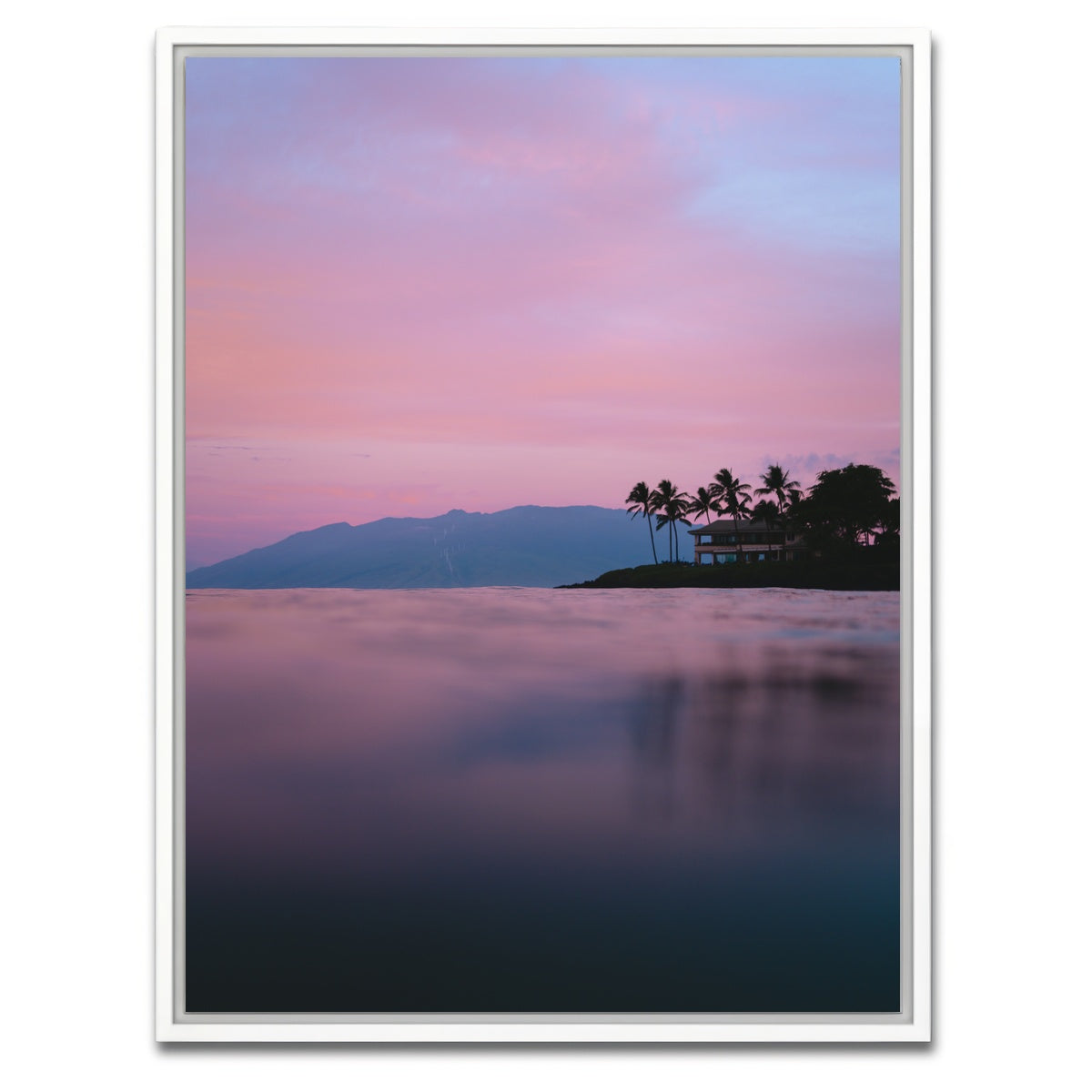 AUTO-MOCKUP WHITE | Pastel Sunrise | 1 Piece | White Framed Canvas | group=3x4