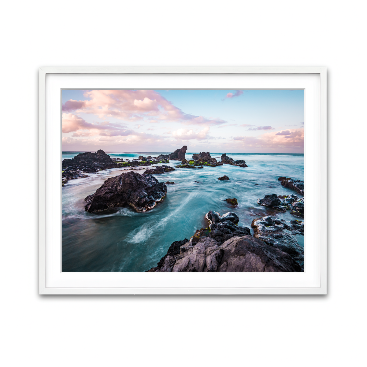 Framed Print 4x3 White