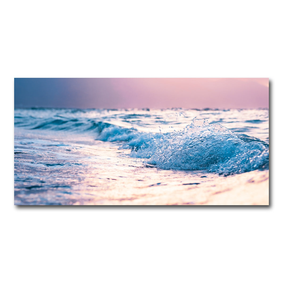 AUTO-MOCKUP WHITE | Pastel Waves | 1 Piece | Gallery Wrap Canvas | group=2x1