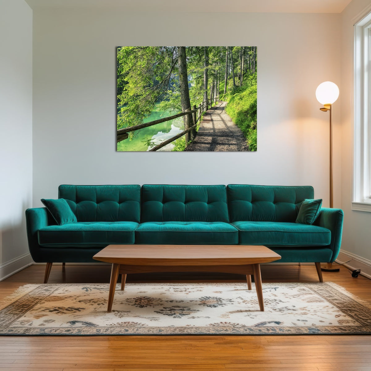 AUTO-MOCKUP ROOM | Path By The Lake