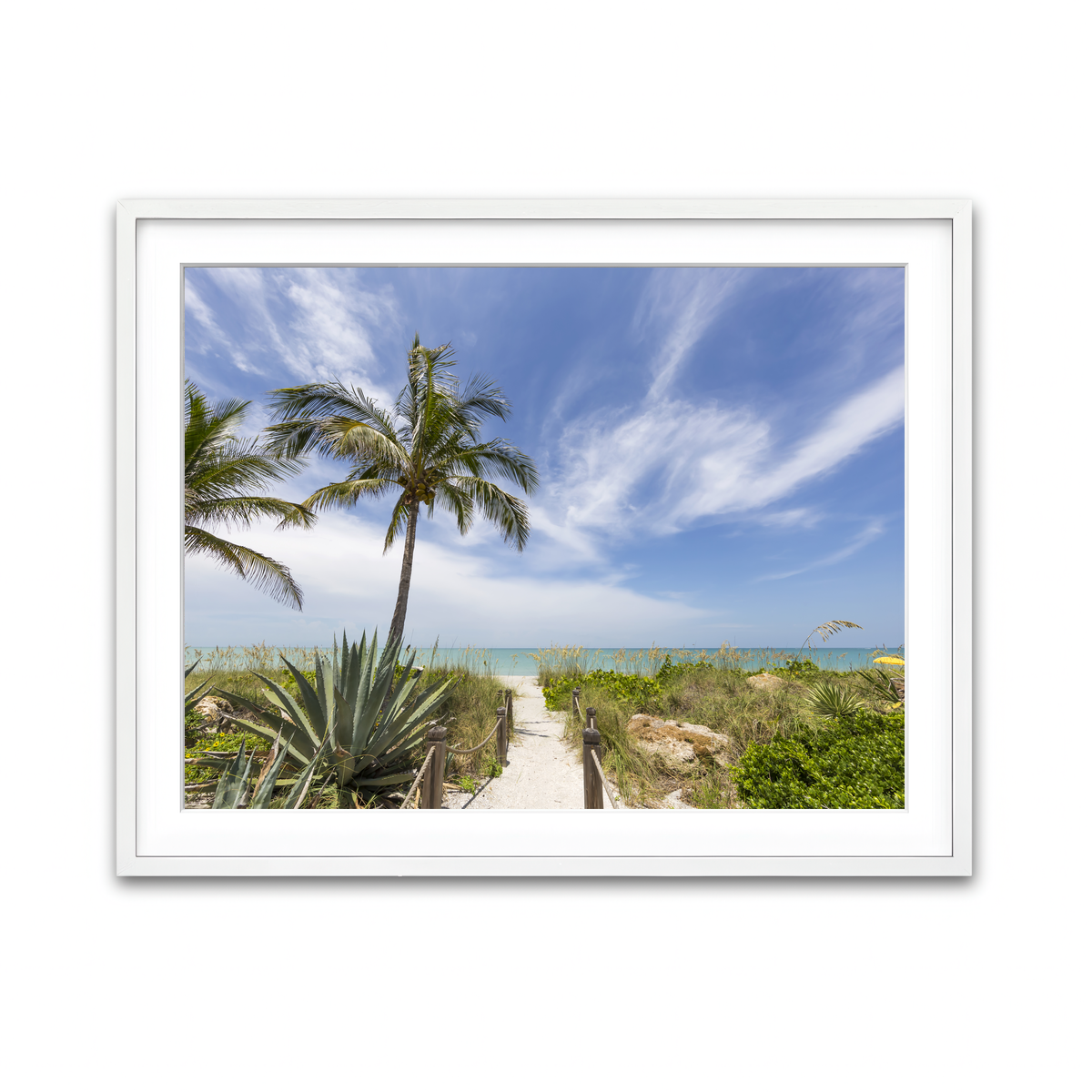 Framed Print 4x3 White