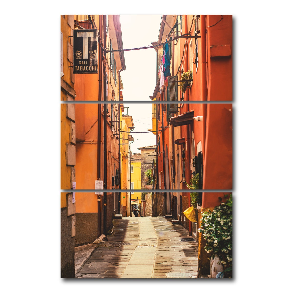 AUTO-MOCKUP WHITE | Pathway in Torano | 3 Piece | Gallery Wrap Canvas | group=12x24_stacked