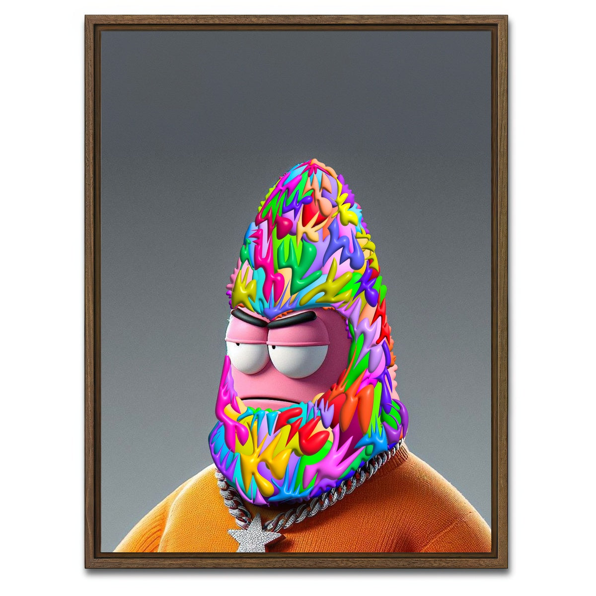 AUTO-MOCKUP WHITE | Patrick Sheisty | 1 Piece | Walnut Framed Canvas | group=3x4