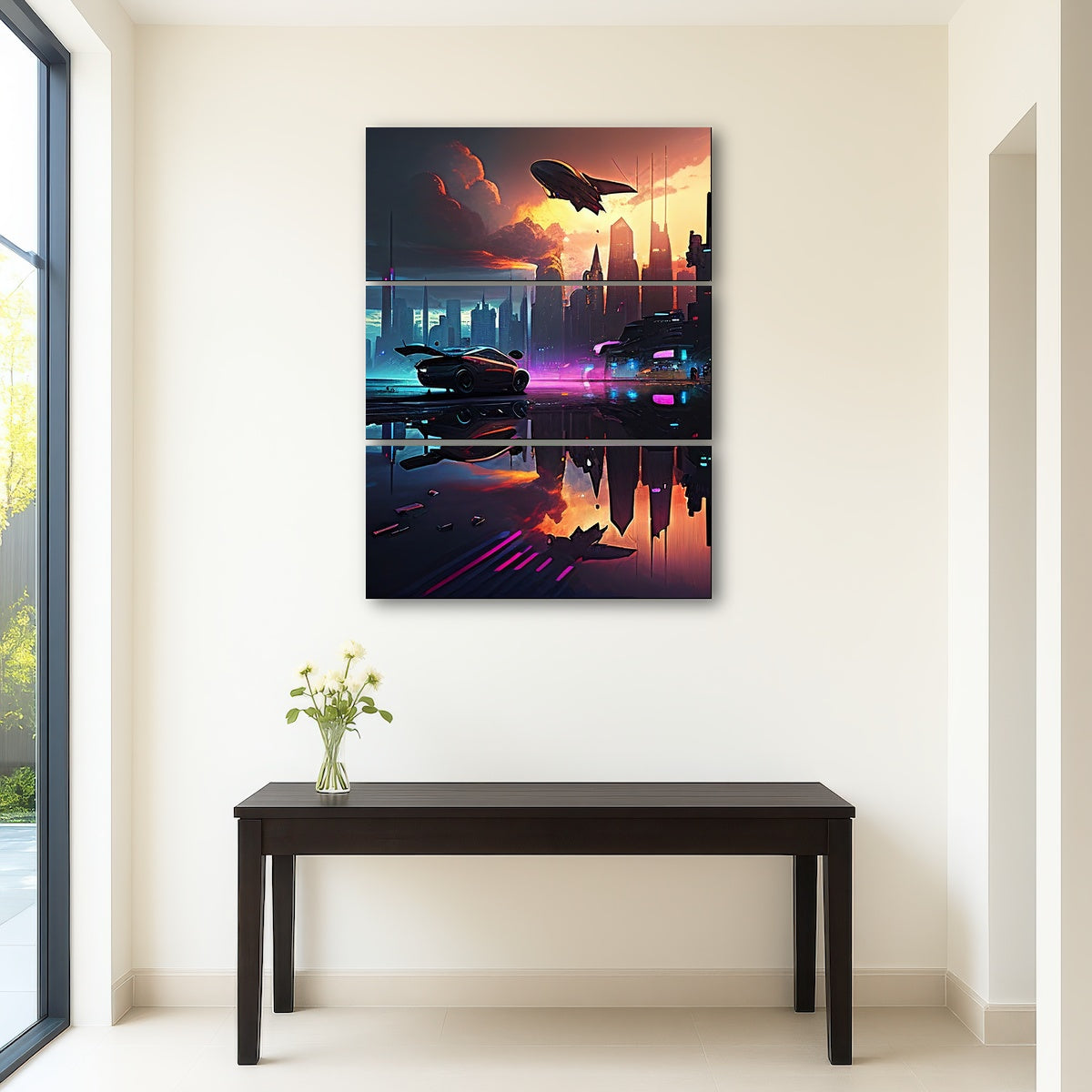 AUTO-MOCKUP ROOM | Patrol Over the Cyber Metropolis