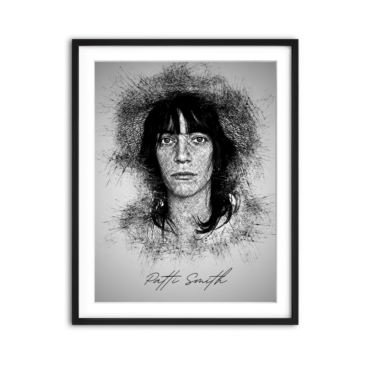 Framed Print 3x4 Black